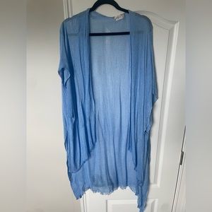 Free people light Blue cardigan.